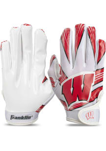 Receiver Wisconsin Badgers Youth Gloves - Cardinal