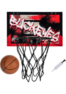 Red Ohio State Buckeyes Over The Door Hoops Basketball Set