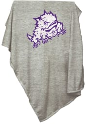 TCU Horned Frogs Embroidered Team Logo Sweatshirt Blanket