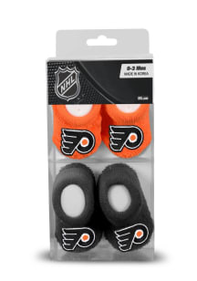 Philadelphia Flyers 2pk Knit Baby Bootie Boxed Set