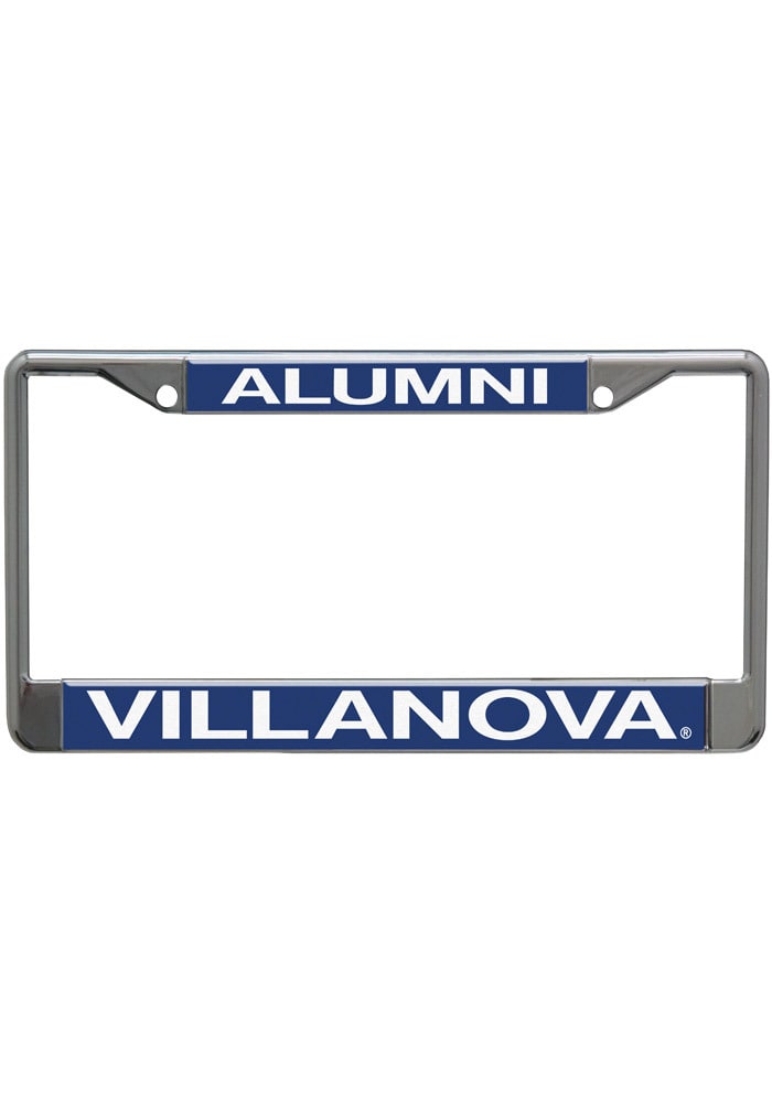 Villanova Wildcats Silver Chrome License Frame