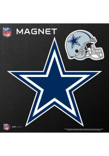 Dallas Cowboys Logo Magnet Car Magnet - Grey