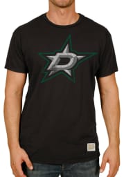 Original Retro Brand Dallas Stars Black Primary Logo Short Sleeve Fashion T Shirt
