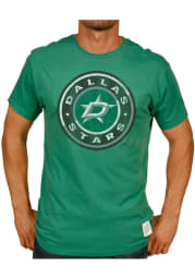 Original Retro Brand Dallas Stars Green Secondary Logo Short Sleeve Fashion T Shirt
