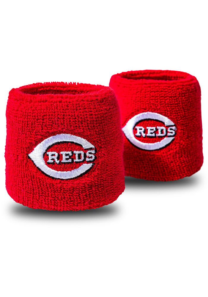 Cincinnati Reds Embroidered Mens Wristband