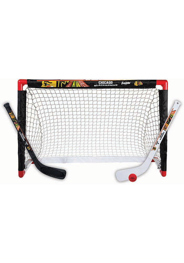 Chicago Blackhawks Mini Hockey Goal Set Hockey Stick