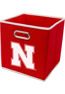 Red Nebraska Cornhuskers Storage Bin Other Home Decor