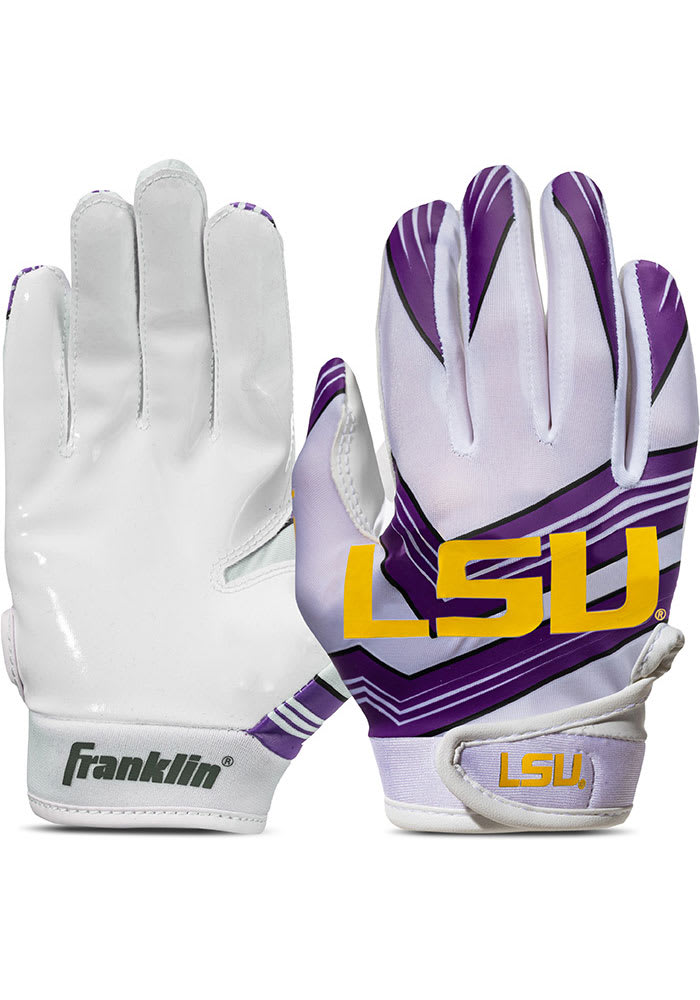 LSU Tigers PURPLE Team Logo Youth Gloves 15460423