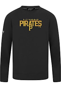 Levelwear Pittsburgh Pirates Black Mandate Carve Long Sleeve T Shirt