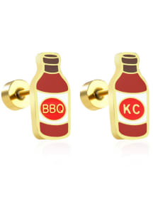 Kansas City EB &amp; Co BBQ Stud Womens Earrings