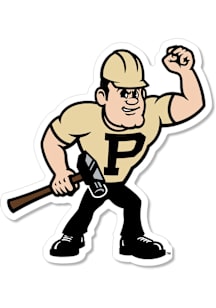 Purdue Boilermakers 2" Purdue Pete Dizzler Stickers - Black