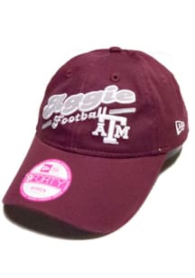 New Era Texas A&amp;M Aggies Maroon Script Sport Womens Adjustable Hat