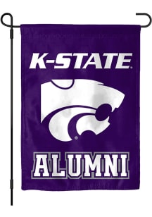 Purple K-State Wildcats Alumni Garden Flag