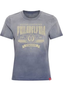 Philadelphia Union Womens Navy Blue Arcadia Short Sleeve T-Shirt