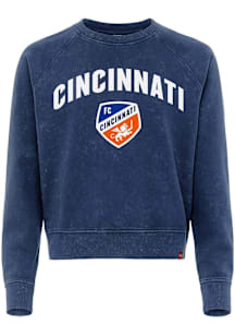 FC Cincinnati Womens Blue Stevie Crew Sweatshirt