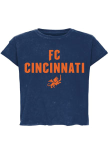 FC Cincinnati Womens Blue Gwen Short Sleeve T-Shirt