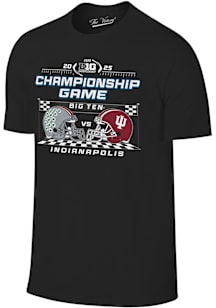 Big Ten Black 2025  Football Championship Speedway Short Sleeve T Shirt