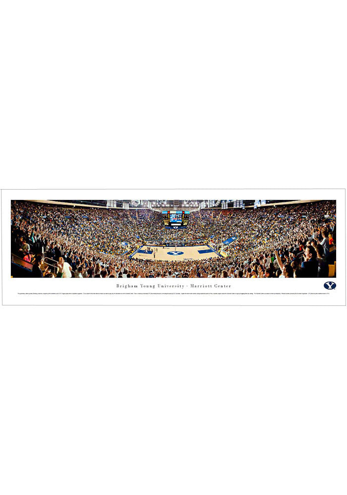 BYU Cougars Basketball Panorama Unframed Poster