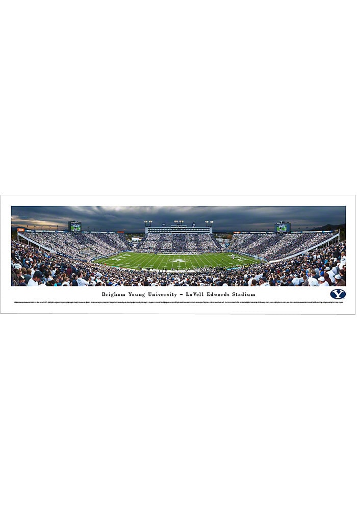 BYU Cougars Football Panorama Unframed Poster