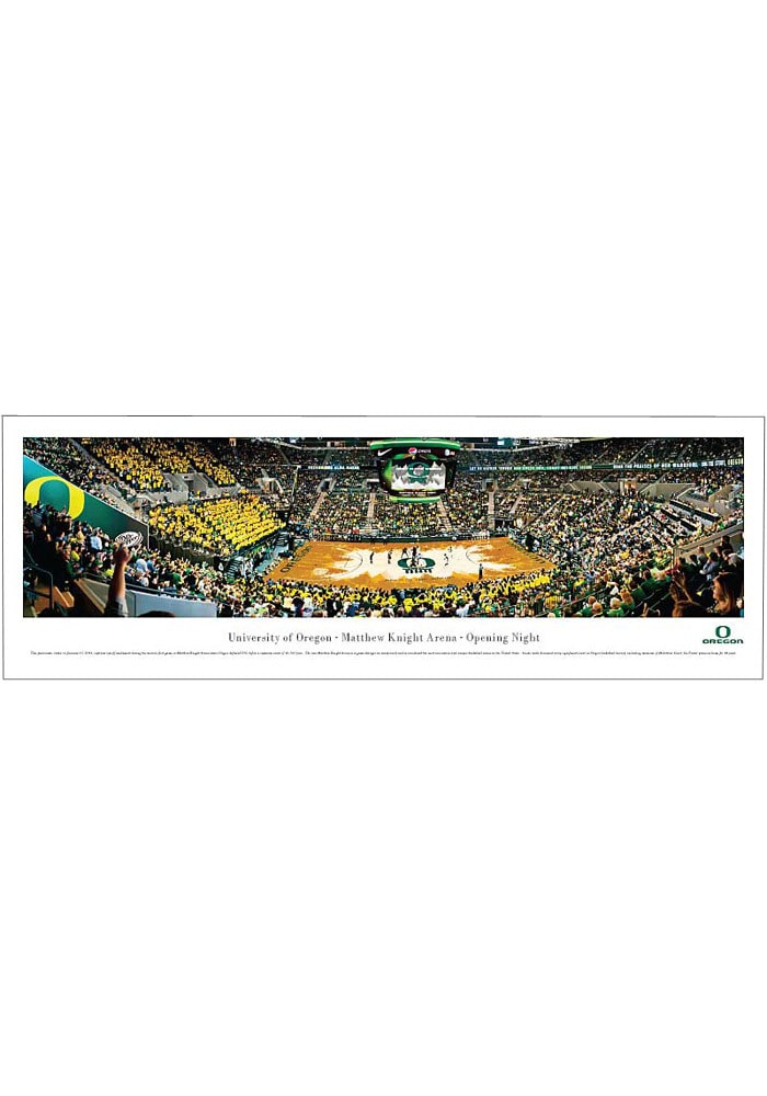 Oregon Ducks Basketball 2 Panorama Unframed Poster