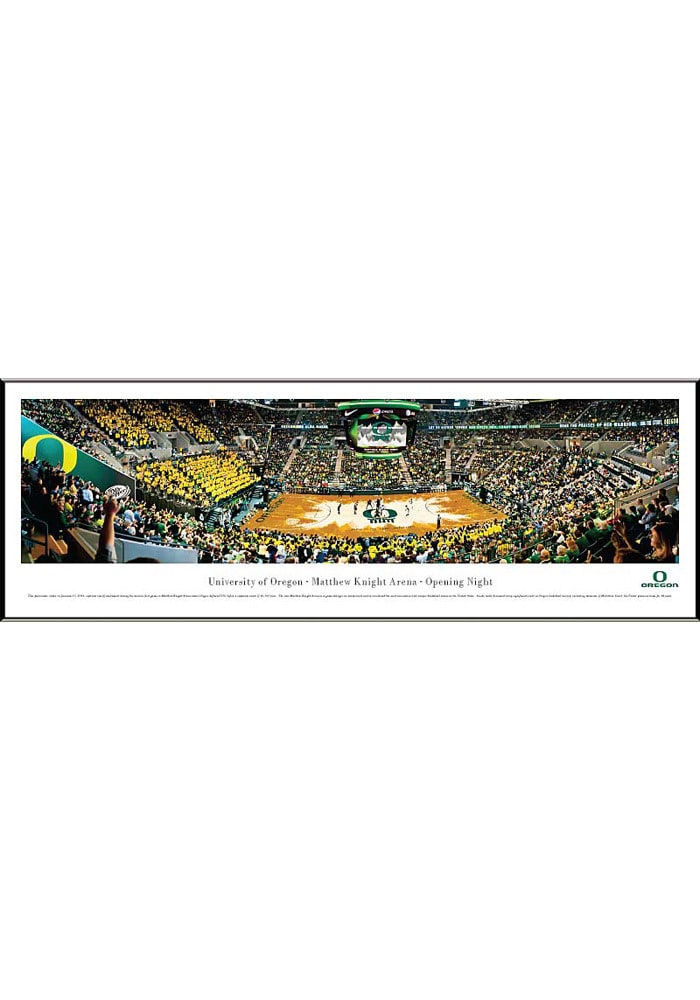 Oregon Ducks Basketball 2 Panorama Framed Posters