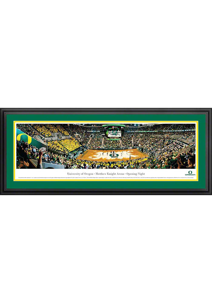 Oregon Ducks Basketball 2 Panorama Deluxe Framed Posters