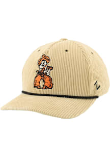 Zephyr Oklahoma State Cowboys Vault Rope Theory Adjustable Hat - Brown