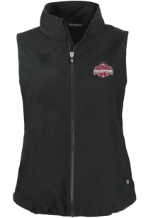 Womens Ohio State Buckeyes Black Cutter and Buck 2024 Football National Champion Charter Vest