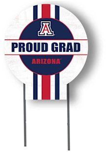 Arizona Wildcats KH Sports Fan Grad graduation graphic Yard Sign - White