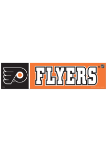 Philadelphia Flyers 3x12 Bumper Sticker - Orange