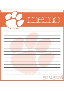 CLEM White Small Memo NOTEPADS