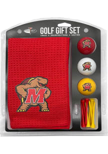 Red Maryland Terrapins Microfiber 16x40 Golf Gift Set
