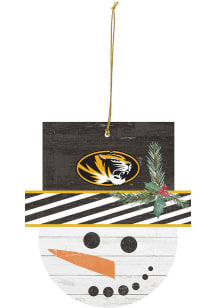 Missouri Tigers Snowman Ornament