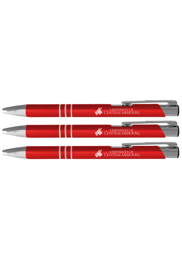 Central Missouri Mules 3 Pack Ball Point Pen