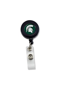 Green Michigan State Spartans Plastic Badge Holder
