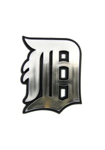 Detroit Tigers Plastic Car Emblem - Silver