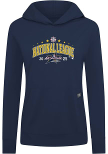 Levelwear  Womens Navy Blue Relay 25 MLB ASG Hooded Sweatshirt