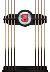 NC State Wolfpack Solid Wood Cue Rack Pool Cue
