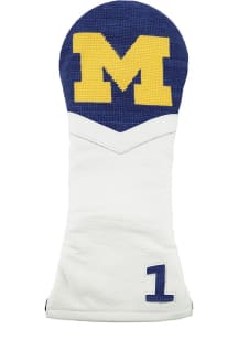 White Michigan Wolverines Logo Golf Headcover