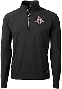 Cutter and Buck Toronto FC Mens Black Adapt Eco Hybrid Long Sleeve Qtr Zip Pullover