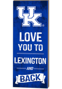 Kentucky Wildcats 18x7 Love You To... And Back Wall Art