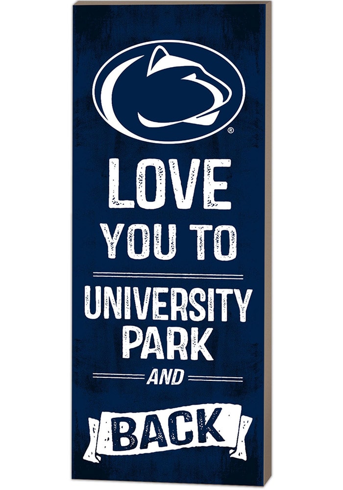 Penn State Nittany Lions 18x7 Love You To... And Back Wall Art