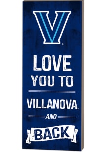 Villanova Wildcats 18x7 Love You To... And Back Wall Art