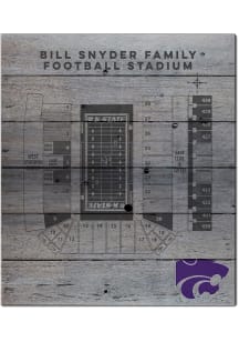 KH Sports Fan K-State Wildcats 16x20 Seating Chart Sign