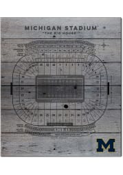 KH Sports Fan Michigan Wolverines 16x20 Seating Chart Sign