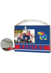 KH Sports Fan Kansas Jayhawks 10x8 inch Colored Clip It Photo Sign