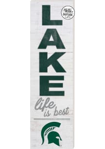 KH Sports Fan Michigan State Spartans Lake Life 10x35 inch Sign