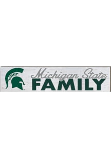 KH Sports Fan Michigan State Spartans 3x13 inch Family Sign
