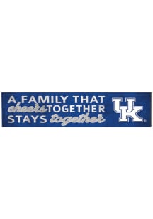 KH Sports Fan Kentucky Wildcats 3x13 Family That Cheers Together Sign