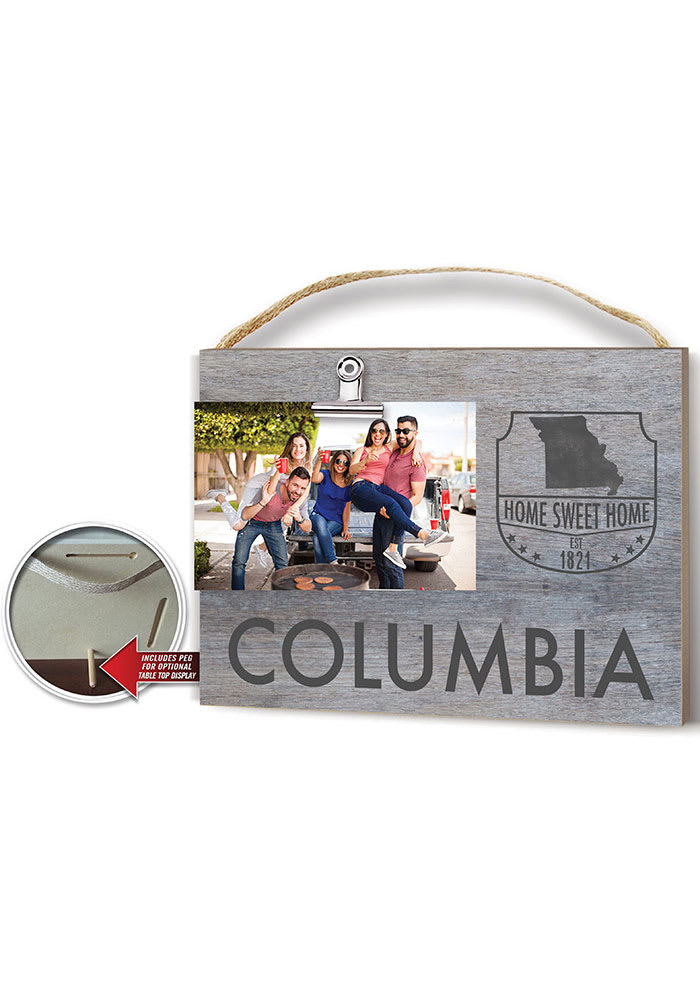 Missouri Clip it Gray Name Drop Frame Picture Frame